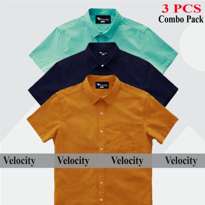 3 PCS COMBO Premium Quality 100% Oxford Cotton Fabric Short