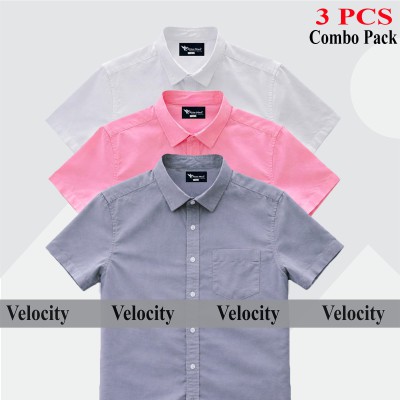 3 PCS COMBO Premium Quality 100% Oxford Cotton Fabric Short