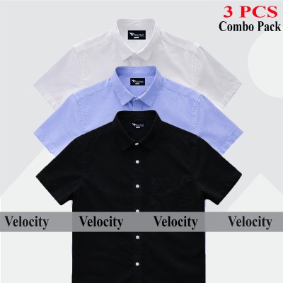 3 PCS COMBO Premium Quality 100% Oxford Cotton Fabric Short