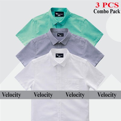 3 PCS COMBO Premium Quality 100% Oxford Cotton Fabric Short