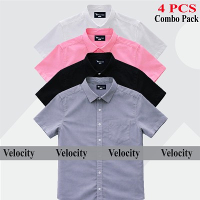 4 PCS COMBO Premium Quality 100% Oxford Cotton Fabric Short
