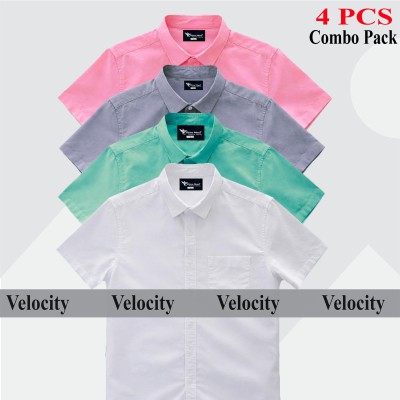 4 PCS COMBO Premium Quality 100% Oxford Cotton Fabric Short