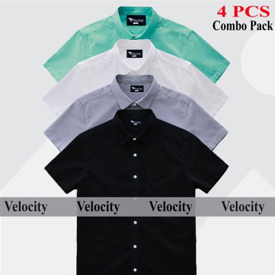 4 PCS COMBO Premium Quality 100% Oxford Cotton Fabric Short