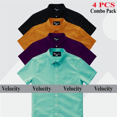 4 PCS COMBO Premium Quality 100% Oxford Cotton Fabric Short