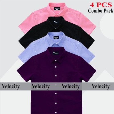 4 PCS COMBO Premium Quality 100% Oxford Cotton Fabric Short