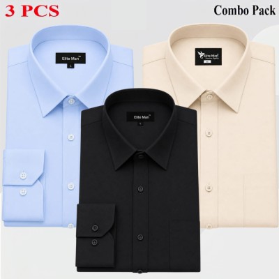 3 Pics Premium Quality Formal Shirt For Man