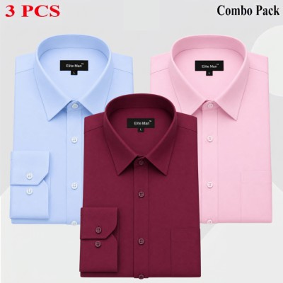 3 Pics Premium Quality Formal Shirt For Man